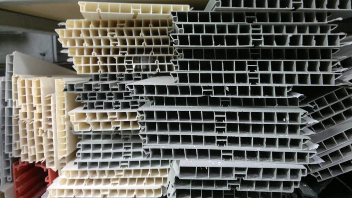 PVC plastic profiles