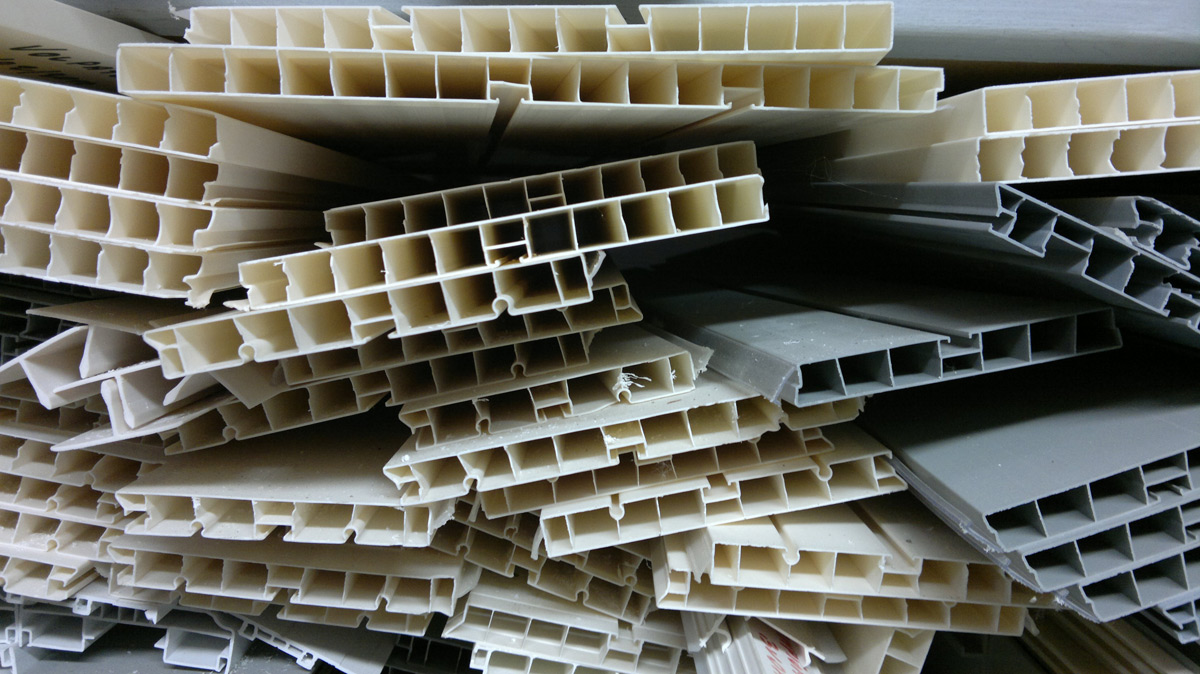 Extrusion of PVC plastic profiles